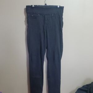 Jordache Black High-Waisted Pull On Jeggings Size Medium